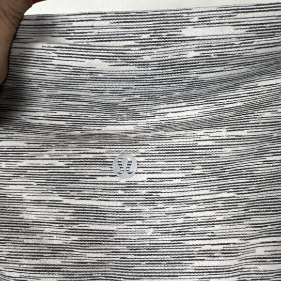 Lululemon Leggings Womens 8 29" W Wunder Under Scalloped Hem High Rise Crop Gray - Picture 5 of 15